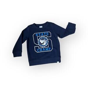 Baby Gap Blue Shark Varsity Sweatshirt